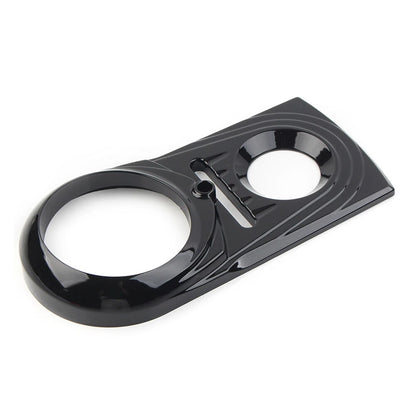 Black Dash Panel Insert Cover Trim for Harley Softail FLSTC & Street Glide (2000-2023)