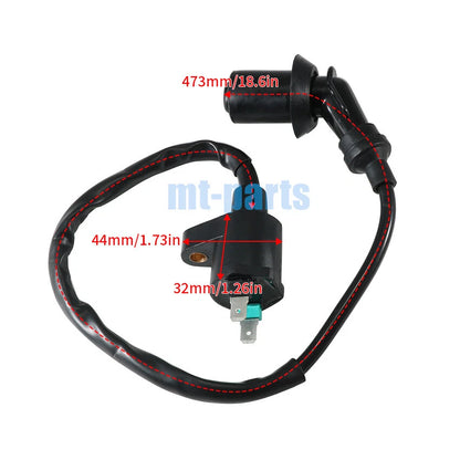 Ignition Coil for Yamaha YFM90R Raptor 90, YFM90 Grizzly 90, YFZ50 (09-24)