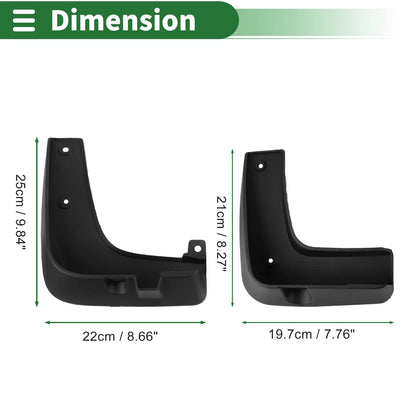 Mud Flaps Splash Guards for Kia Niro (2016-2021)