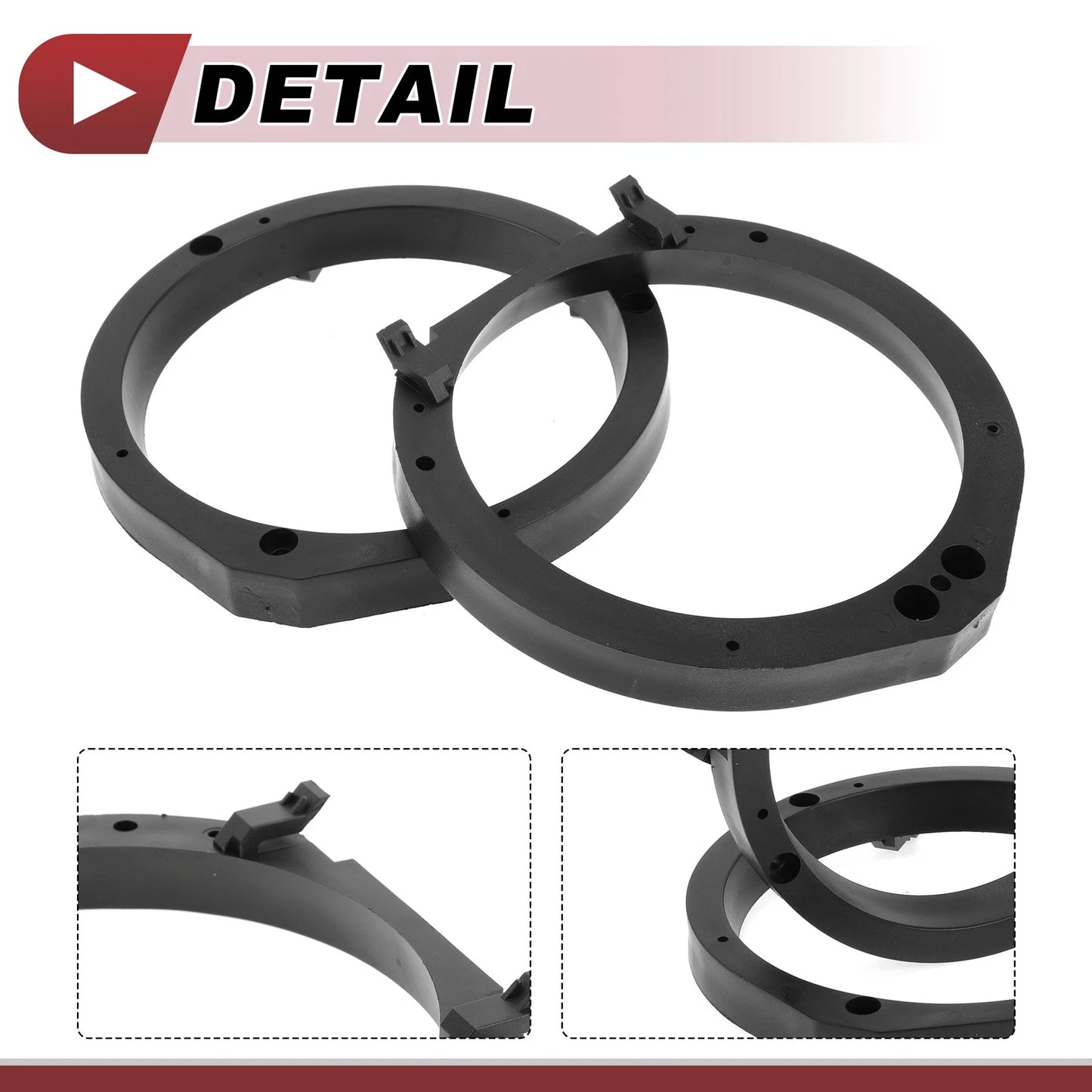 6.5" Speaker Spacer Ring Adaptor for Honda CRZ (2011-2016) -  Set