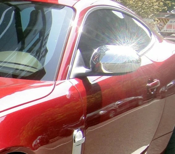 Chrome Side Door Mirror Covers for Jaguar XK X150 (2006-2009)