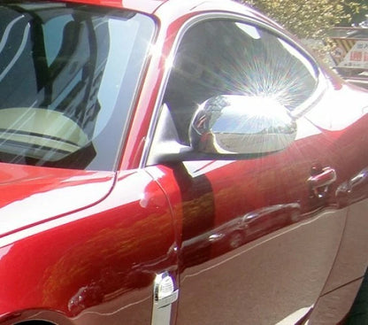 Chrome Side Door Mirror Covers for Jaguar XK X150 (2006-2009)