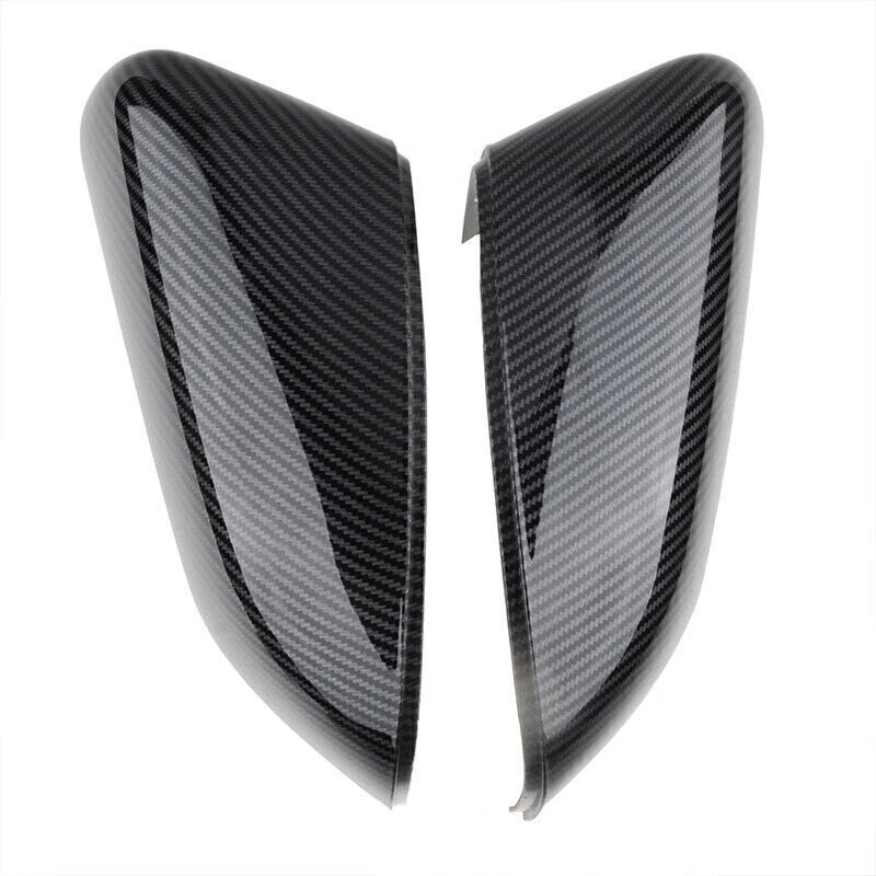 2 x Carbon Fiber Mirror Cover Caps for Land Rover Range Rover Sport LR2 LR4 (2010-2014)
