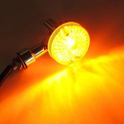 Amber Classic Motorcycle Turn Signal Lights for Universal Models
