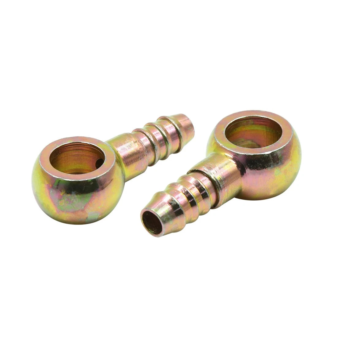 8mm ID Hose Barb 12mm Banjo Fitting Fuel Line Adapter 2 x for Motorcycle Car