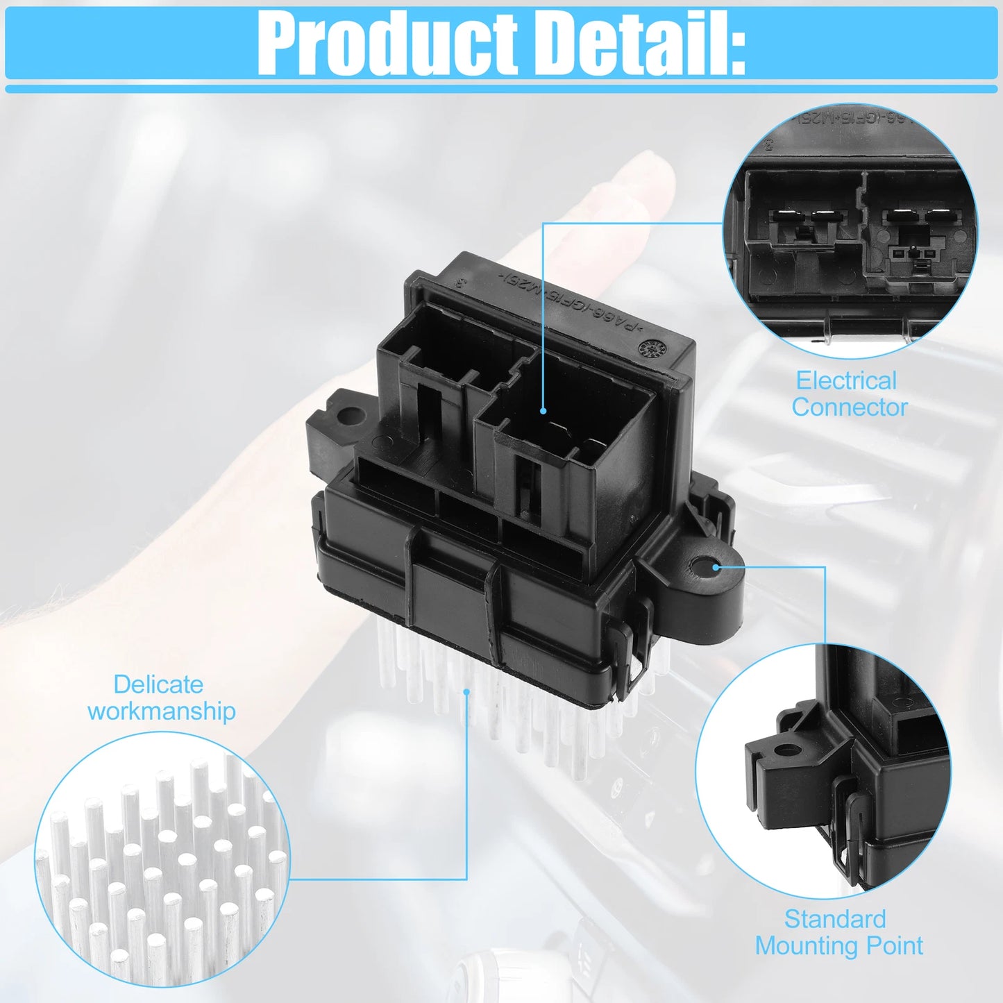 HVAC Blower Motor Resistor AC for GMC Acadia AT4 Denali