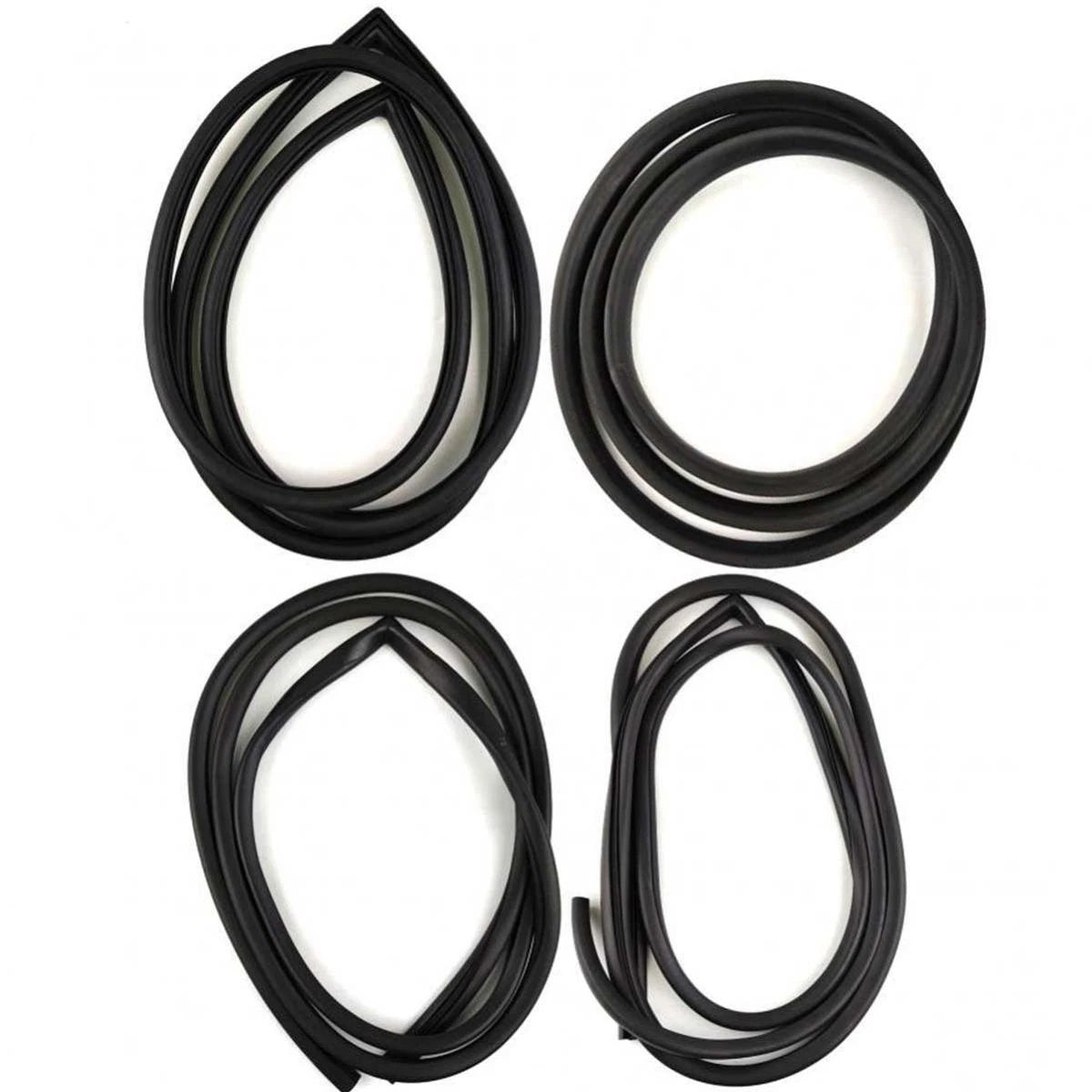 Windshield Door Rubber Weatherstrip Set 4 Fits Toyota Hilux RN10 Pickup 1968-72