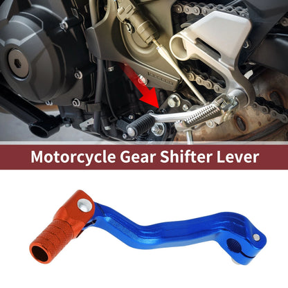 Folding Motorcycle Gear Shifter Lever for Bosuer M4 Blue Orange