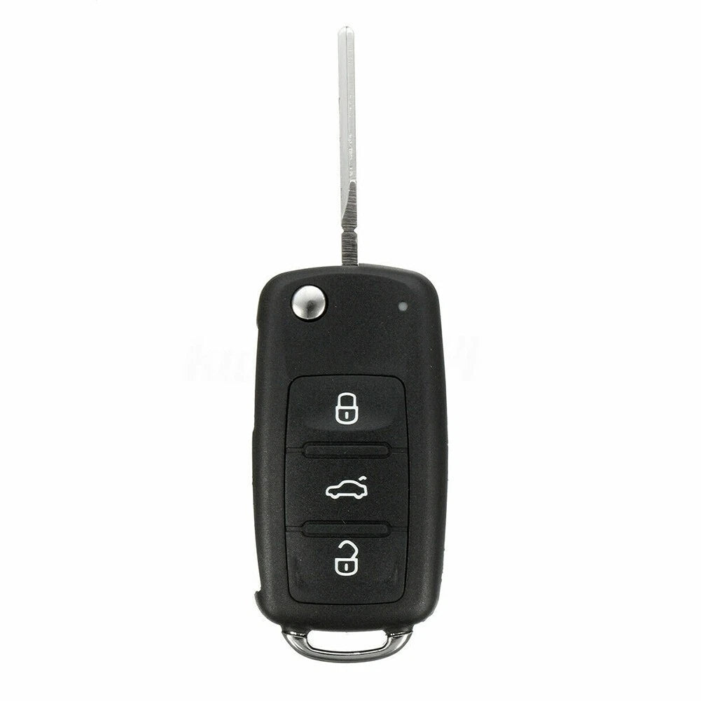 Car Key 3 Buttons 434MHz ABS Black Battery Remote Key for Car