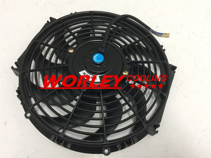 3ROW Aluminum Radiator & Fan for 1967-1972 Chevy C10 C20 K10 K20 K30 (67-72)