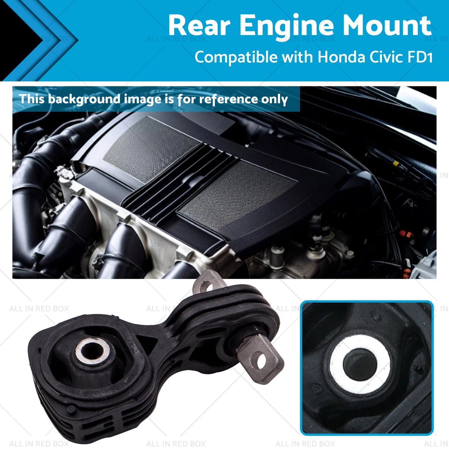 Rear Engine Mount for Honda Civic FD1 R18A 1.8L (2006-2012)