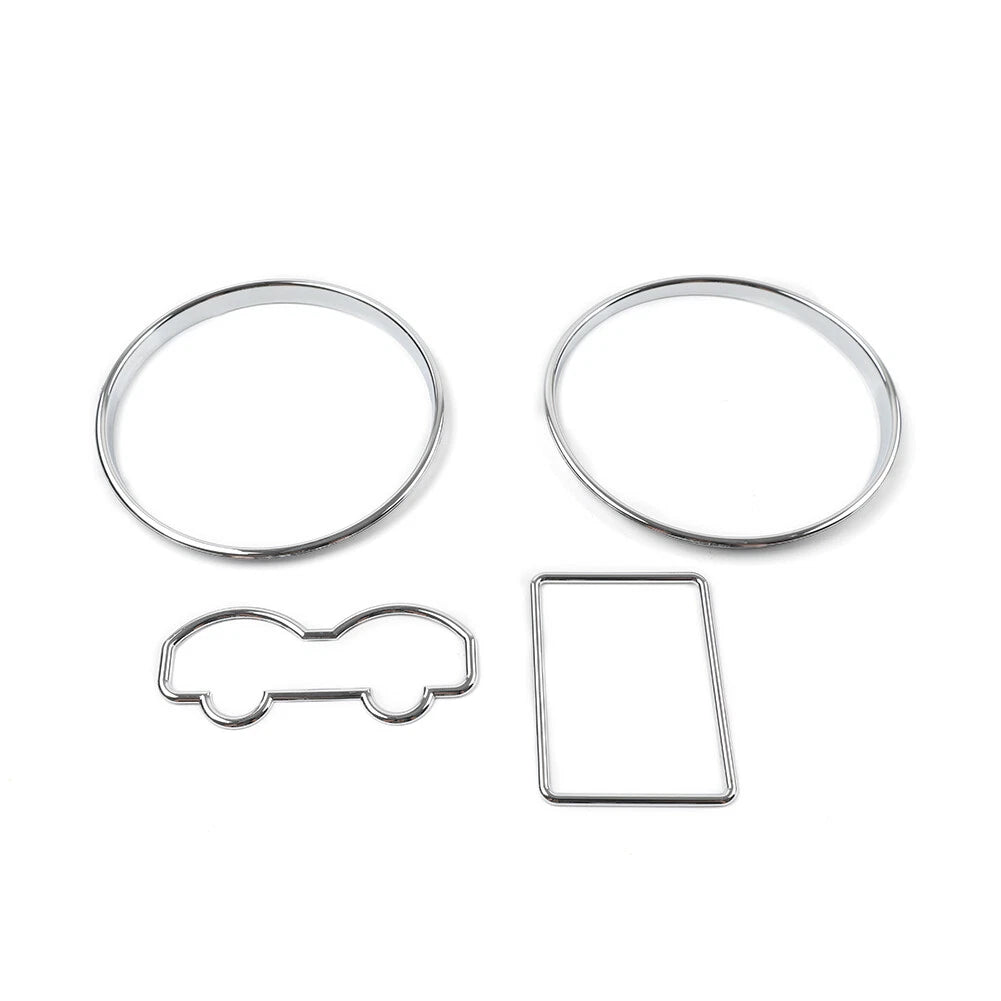 Speedometer Gauge Dial Trim Rings for VW Golf MK4, Passat B5, T4, Jetta 4 (1997-2006)