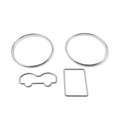 Speedometer Gauge Dial Trim Rings for VW Golf MK4, Passat B5, T4, Jetta 4 (1997-2006)