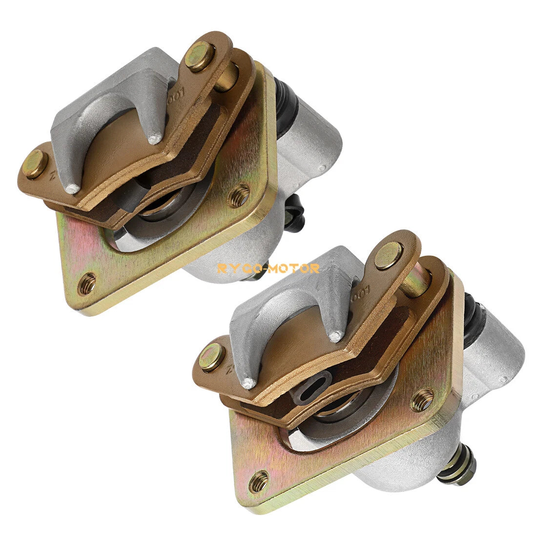 2x Rear Brake Calipers & Pads for Polaris RZR 800 / RZR S 800 (2009–2014)