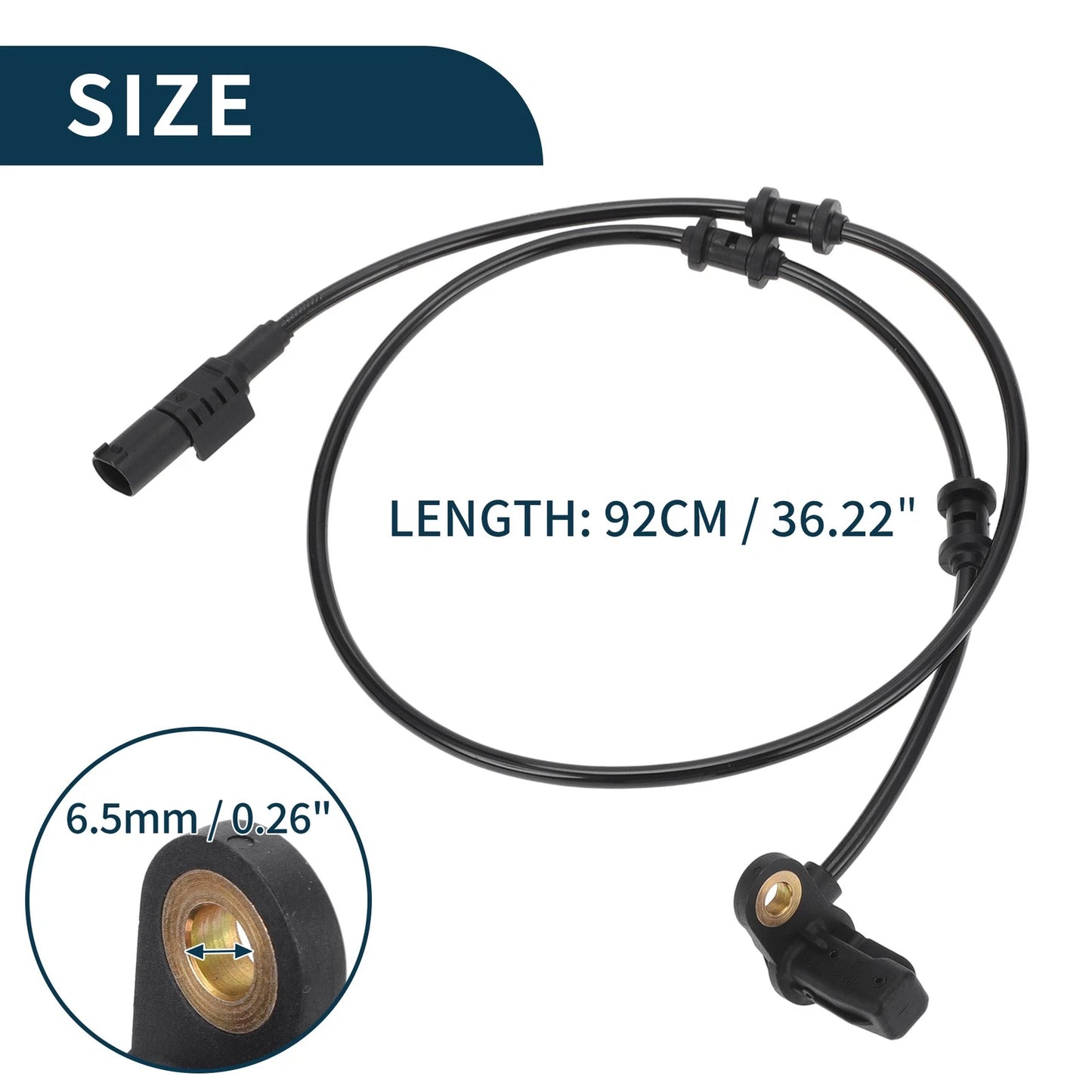 Front Right ABS Wheel Speed Sensor for Mercedes-Benz ML 500 (2000-2005)