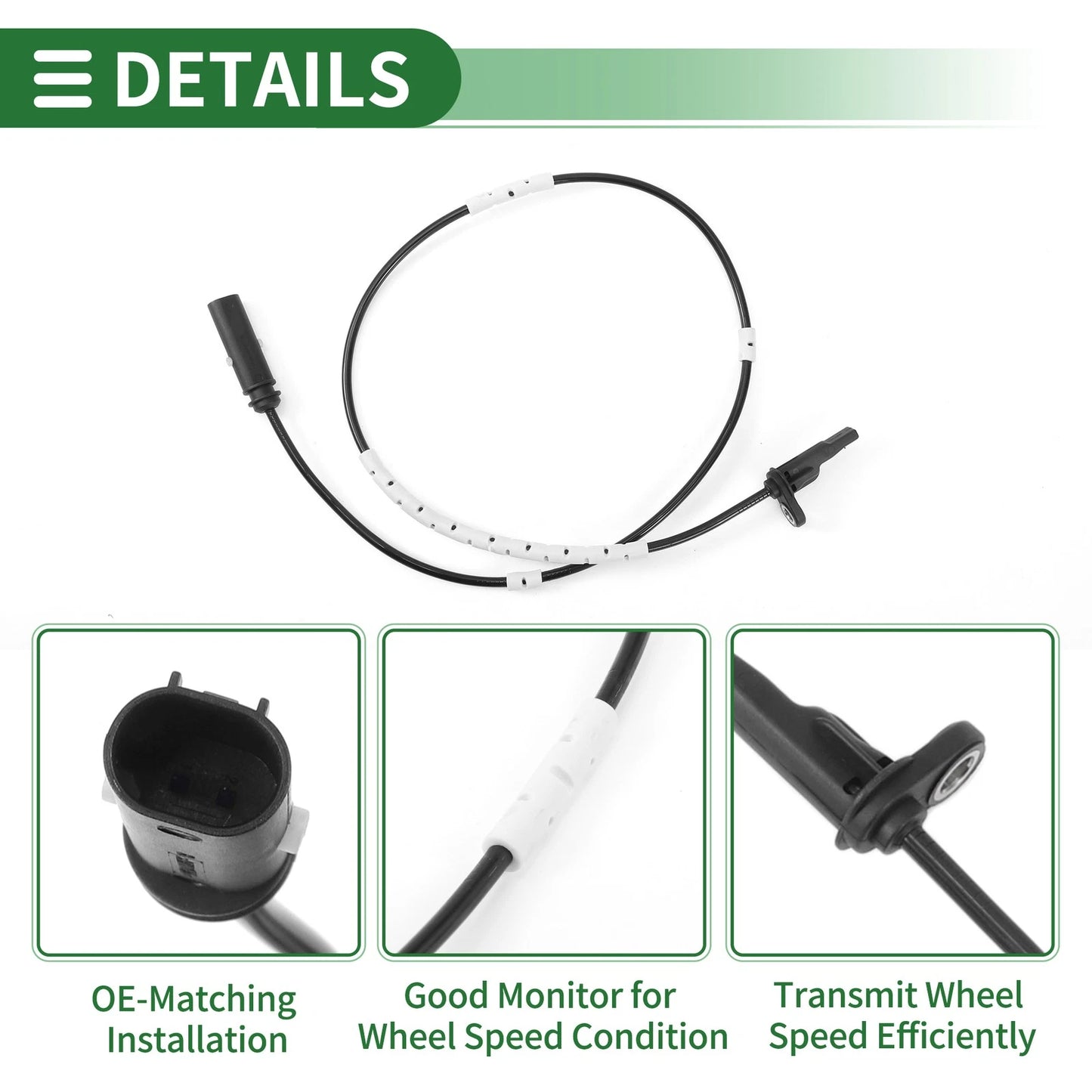 ABS Wheel Speed Sensor for BMW 230i, 230i xDrive (2017-2019)