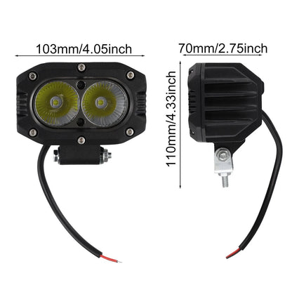 4 Inch LED Cube Pods Work Light Bar Spot Fog Lamp Driving Offroad for Truck ATV