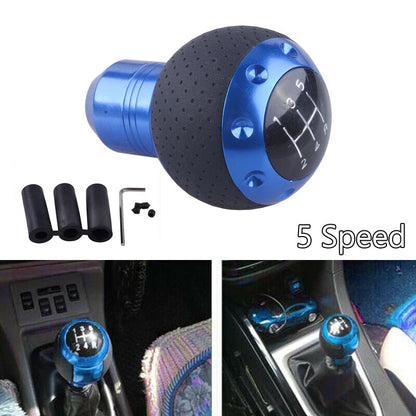 Leather Round Ball Shape Universal Car Gear Shift Knob for Various Models
