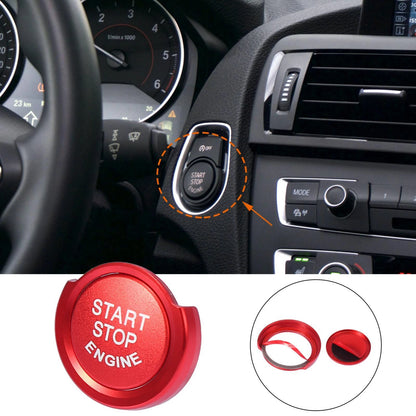 Red Engine Start Stop Button Cap Ring for BMW 1 2 3 4 Series X1 X2 (2011-2023)