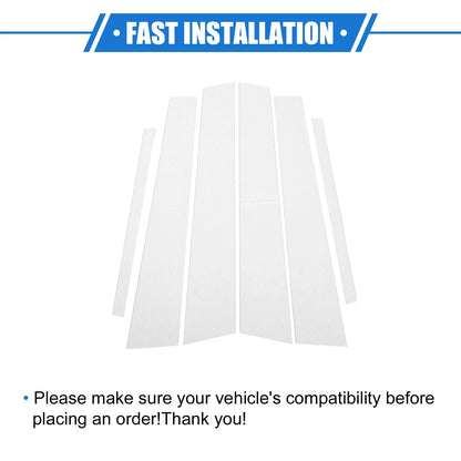6 x Pillar Post Window Trim Covers for Honda Accord Sedan (2008-2012)