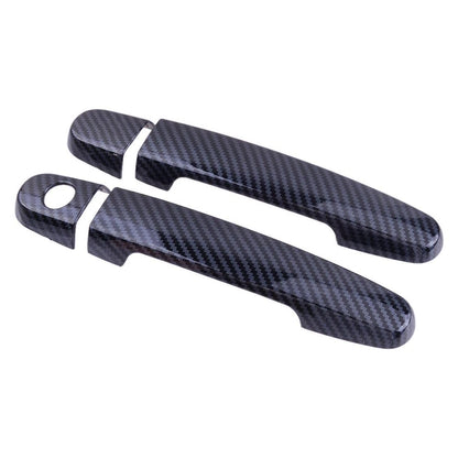 9x Carbon Fiber Door Handle Cover Trim for Toyota Corolla (2003-2013)