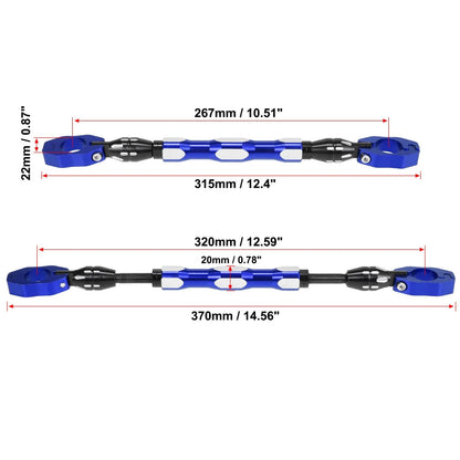 Set 22mm Blue Universal Balance Bar Crossbar Handlebar for Motorcycle