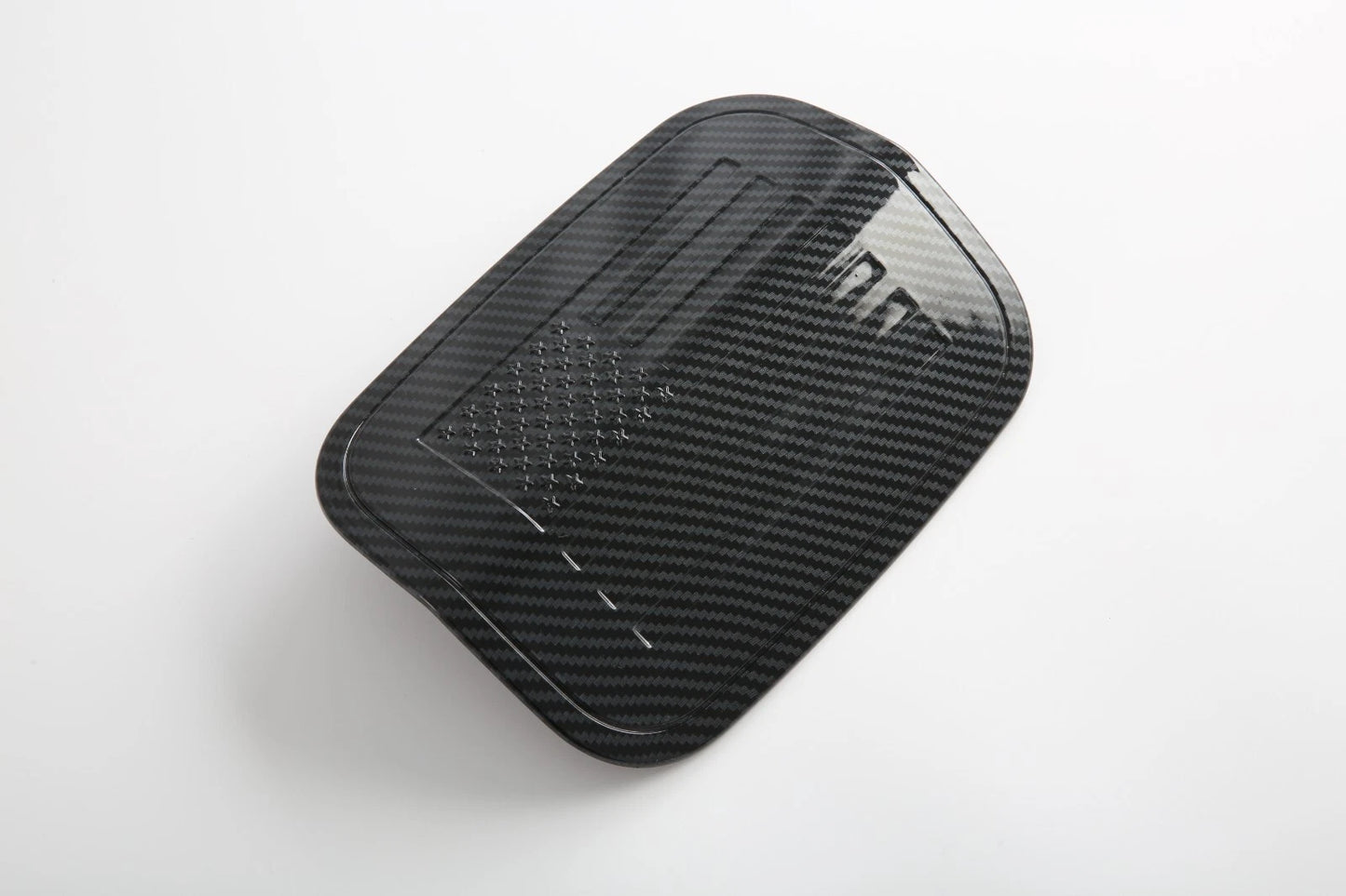 Carbon Fiber Rear Oil Lid Fuel Gas Tank Cover Trim for Dodge Charger (2016-2021)