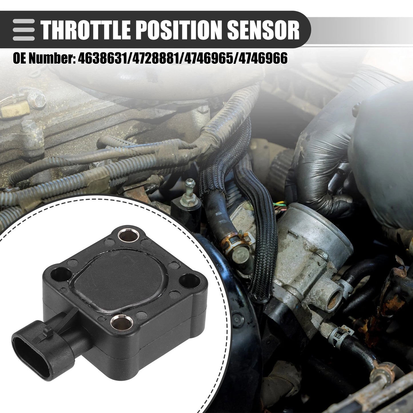 Throttle Position Sensor for Dodge D350 (1989 - 1993)