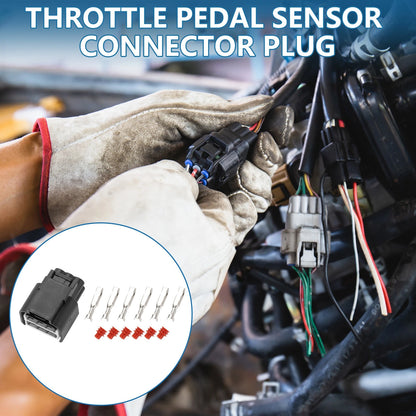 6 Pin Throttle Pedal Sensor Connector Plug for BMW & Mercedes-Benz