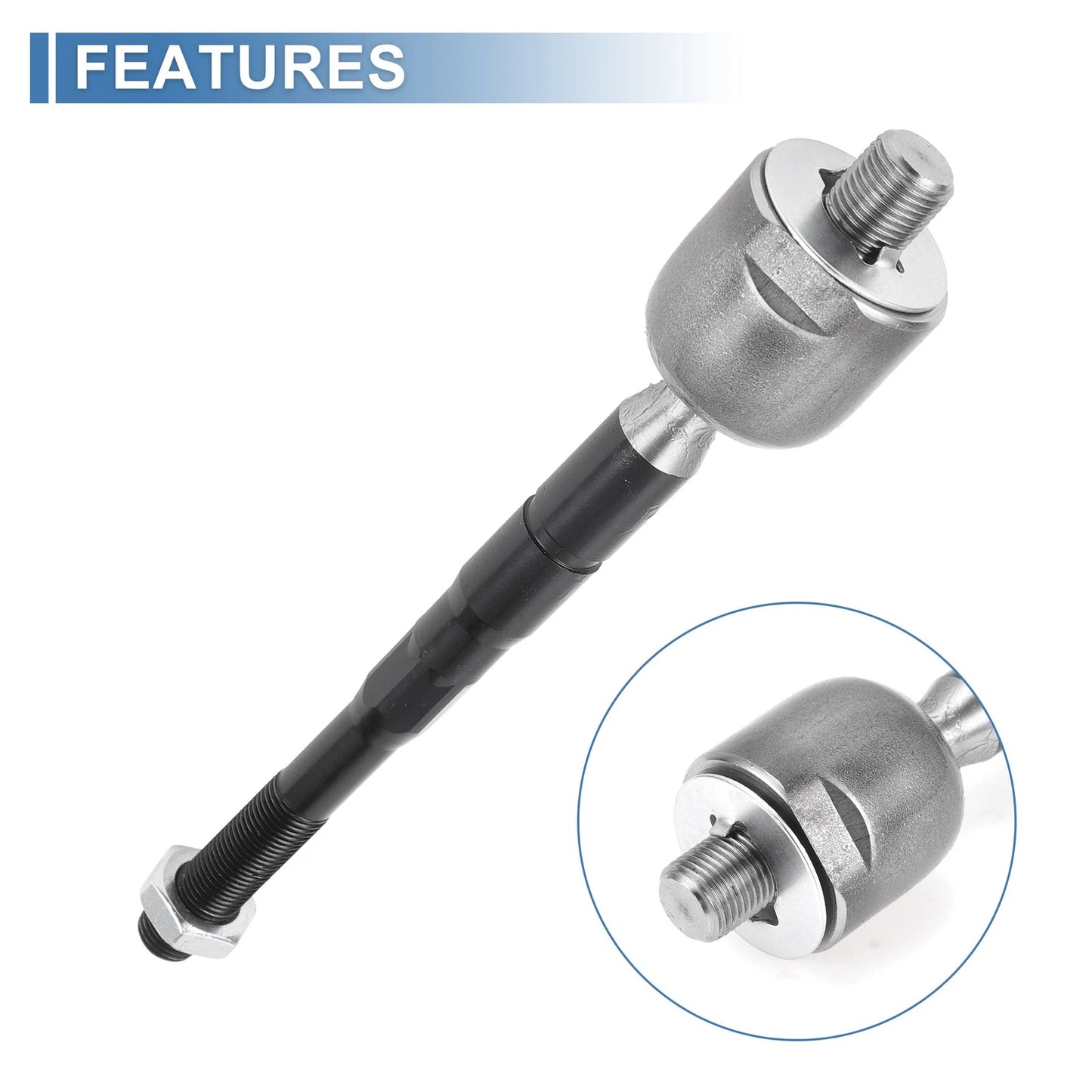 2 x Front Inner Tie Rod End Links for Honda Odyssey (2005-2010)