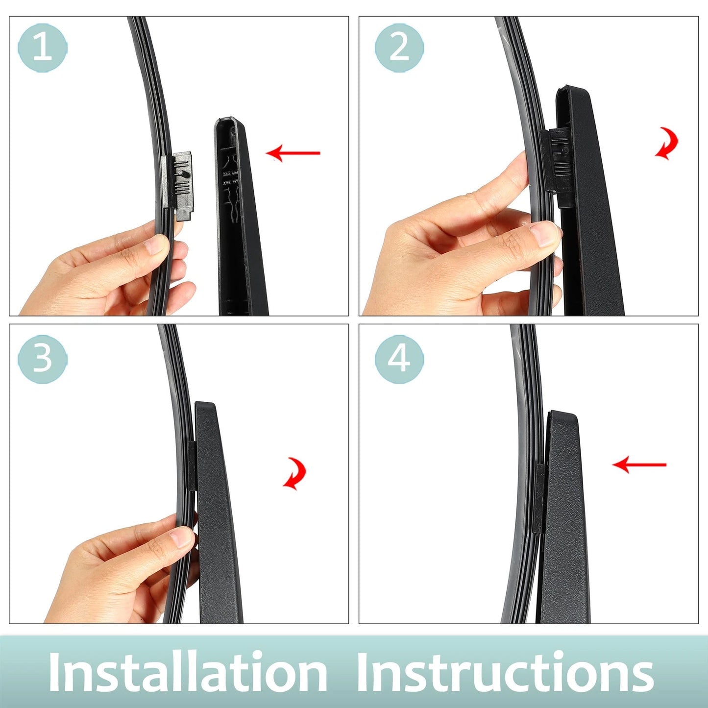 Rear Wiper Blade Arm Set for BMW 3 Series E91 (2004-2013)