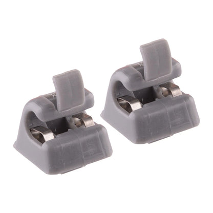 Grey Sun Visor Clips for Mercedes Benz W201 W123 W124 W126 (1982-1996)