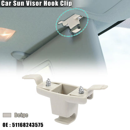Beige Car Sun Visor Hook Clip Retainer for BMW 328i (1999-2000)