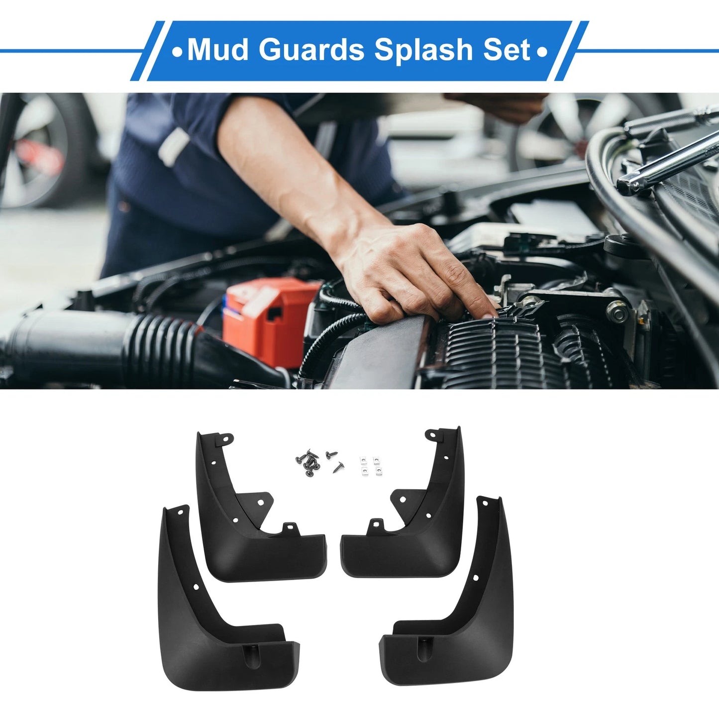 Mud Flap Splash Guards for Mazda CX-3 (2016-2021)
