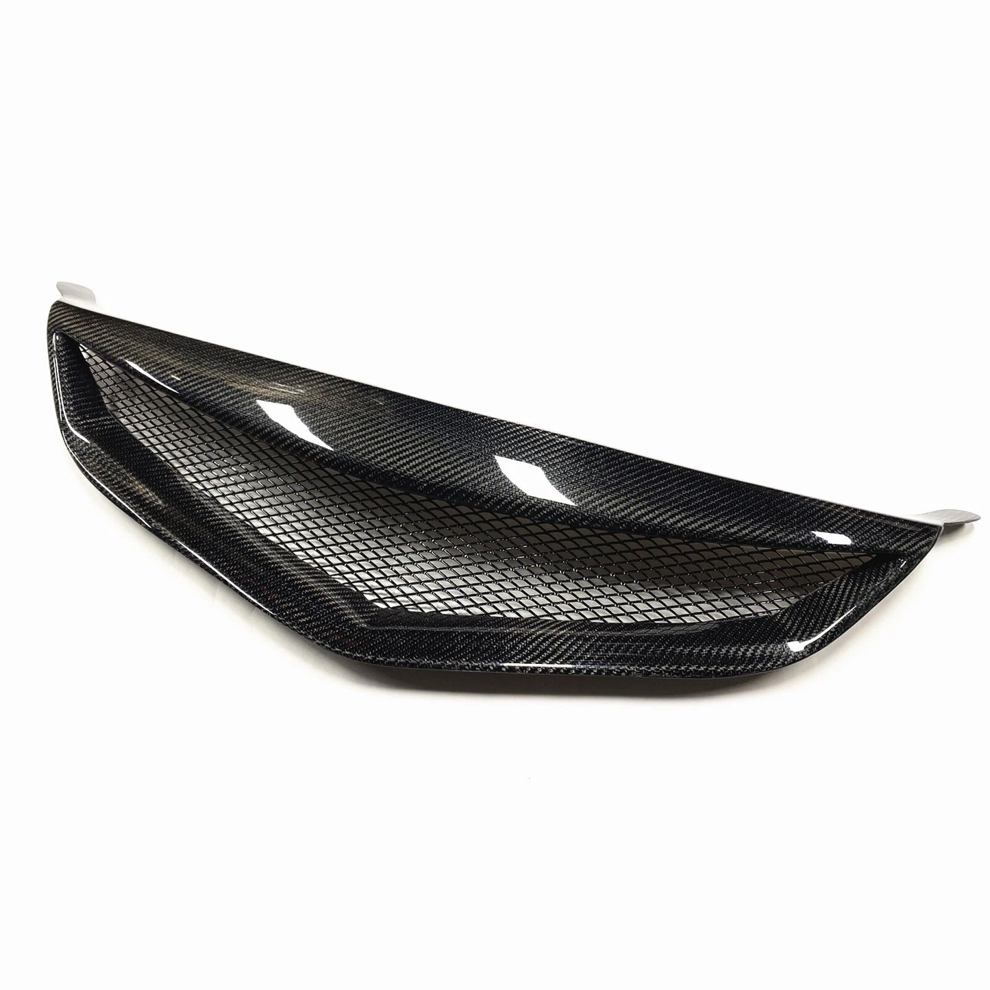 Front Bumper Grille for 2006-2010 Mazda 6 Black Carbon Fiber Honeycomb