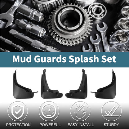 Mud Flaps Splash Guards 1 Set for Toyota bZ3 (2023-2024)