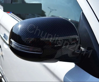 Rearview Side Mirror Covers for Mitsubishi Outlander (2013-2020) 2 x Fiber