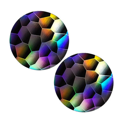 Holographic Cup Holder Insert Coasters for Universal Cars