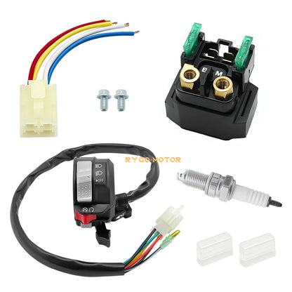 Start Stop Switch & Starter Relay & Spark for Yamaha Kodiak 400 (2000–2001)