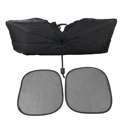 3 x Windshield Sun Shade Umbrella Front Window Cover Small Sizes