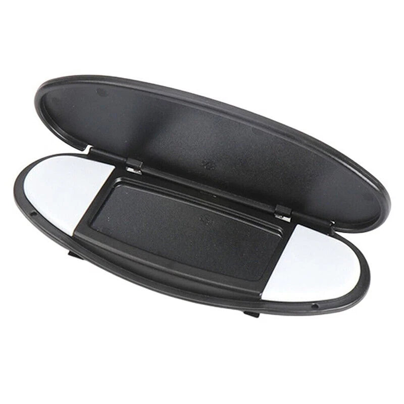 Black Sun Visor Vanity Mirror Cover for BMW MINI Cooper R55 R56 R60 (2007-2015) 2x