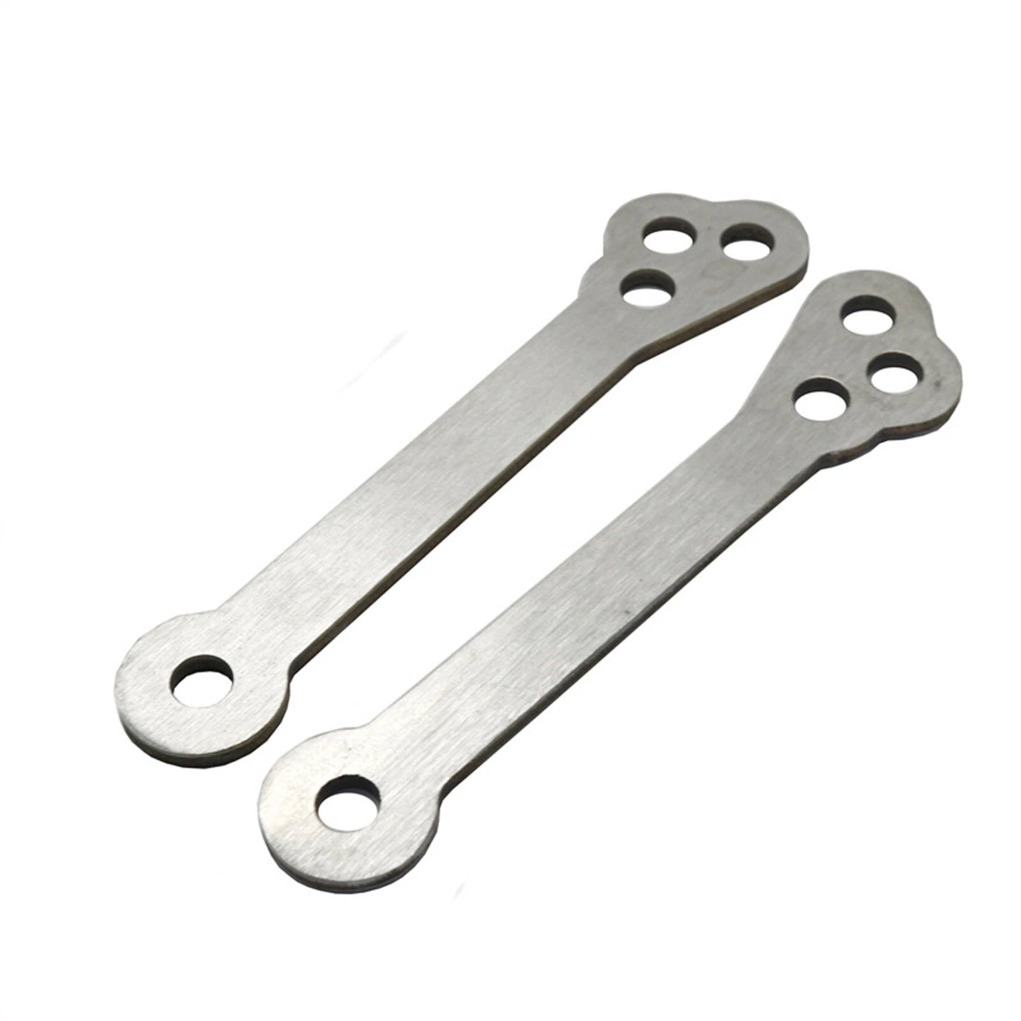 2 x Silver Rear Suspension Lowering Links Kit for HONDA CB400X CB500X (2019-2023)