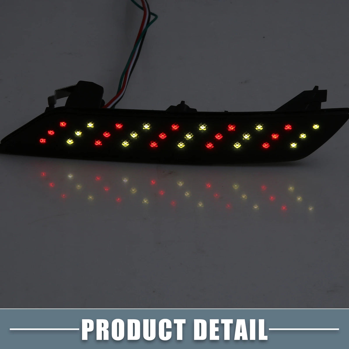 Smoked LED Rear Bumper Reflector Brake Light for Honda Civic (2013-2015)