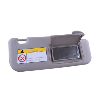 Gray Right Sun Visor Shade with Mirror for Toyota Corolla (2014-2019)