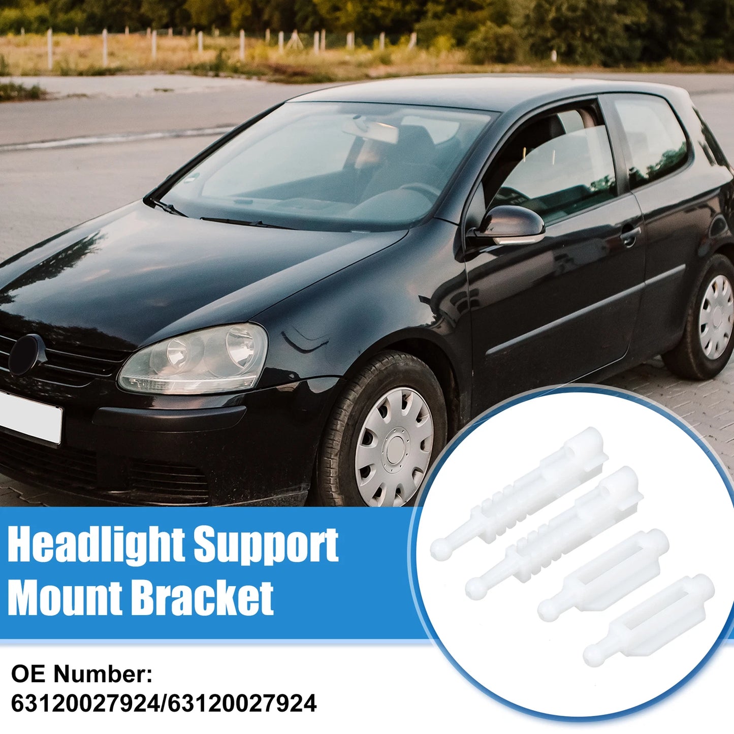 Headlight Bracket Support for BMW E39 1996-2000 (2 x)
