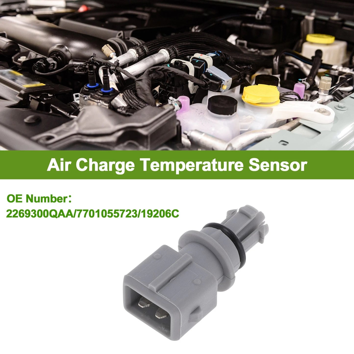 Air Charge Temperature Sensor for Peugeot 306 Hatchback 1.6 (93-00)