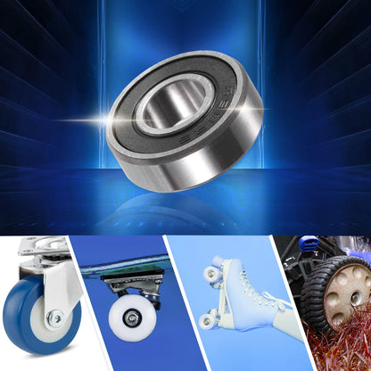 5 x 8x19x6mm Double Rubber Sealed Deep Groove Ball Bearings for Make Model