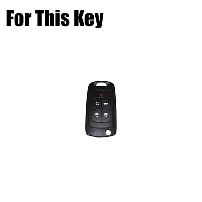 Leather Car Remote Key Case Cover for Buick Lacrosse Regal Encore Verano
