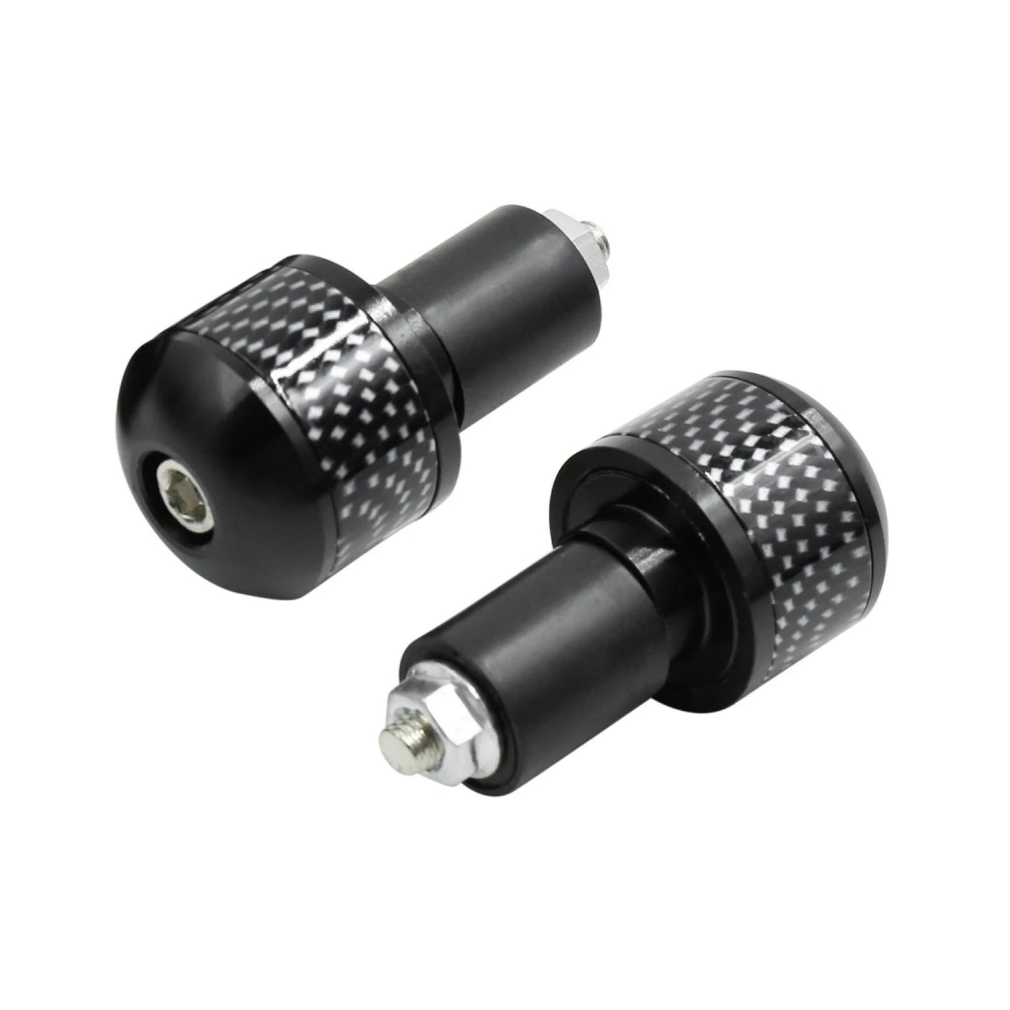 2 x 7/8" 22mm Handlebar End Caps for Motorcycle