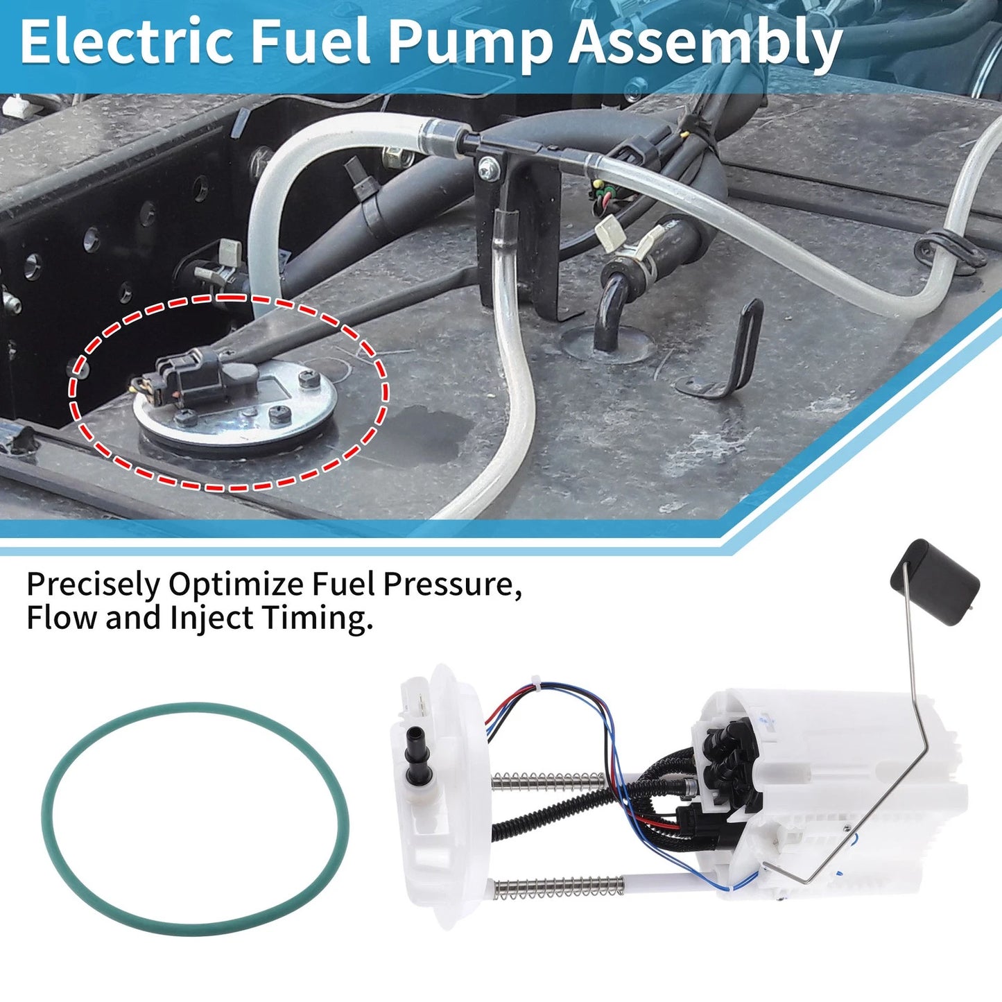 Electric Fuel Pump Assembly for Dodge Nitro / Jeep Liberty (2007 - 2011)